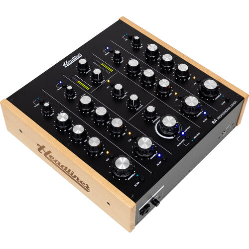 Headliner HL90120 R4 Professional 4-Channel Rotary DJ Mixer
