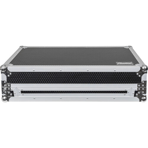 Headliner HL10017 Flight Case DJ Controller Case for Pioneer DDJ-REV5 with Laptop Platform (Silver on Black)