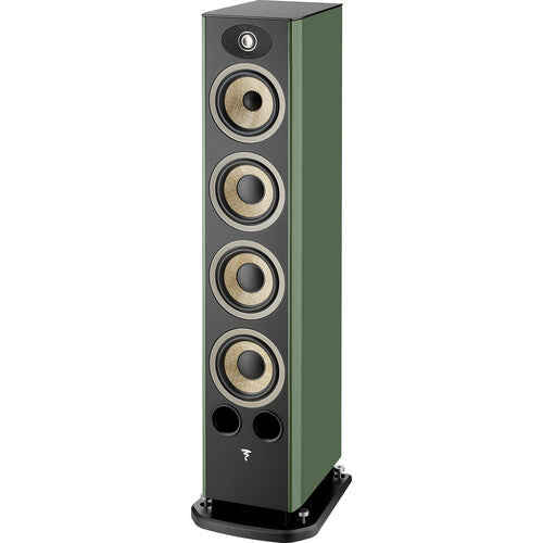Focal FOAEFTAEN30V200 Three-Way Floor Standing Speaker (High-Gloss Moss Green)