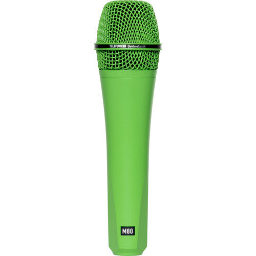 Telefunken M80 Custom Handheld Supercardioid Dynamic Microphone (Green Body, Green Grille)