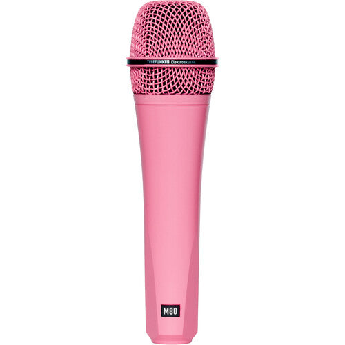 Telefunken M80 Custom Handheld Supercardioid Dynamic Microphone (Pink Body, Pink Grille)