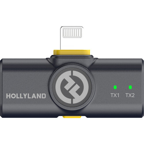 Hollyland LARK M2 COMBO 2-Person Wireless Combo Microphone System 2.4 GHz (Black)