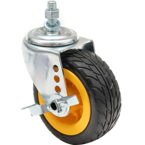 Rock-N-Roller RCSTR5X2 Ground Glider Caster with Brake (2-Pack) - 5 x 2"
