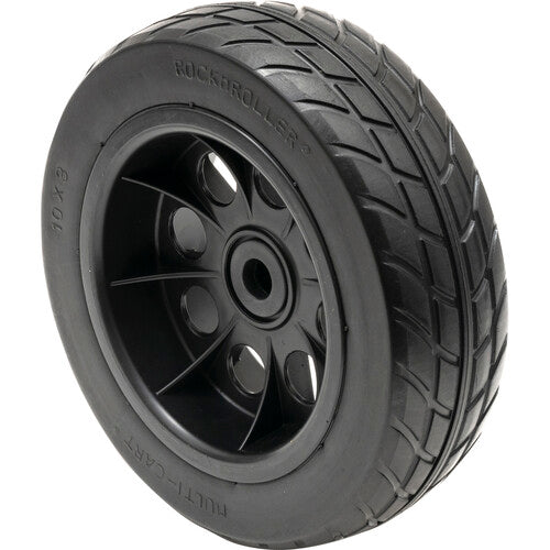 Rock-N-Roller RWHLO10X3BK Roue arrière R-Trac furtive avec concentrateur décalé pour R10 / R11G / R12 / R18 (2 pack) - 10 x 3 "