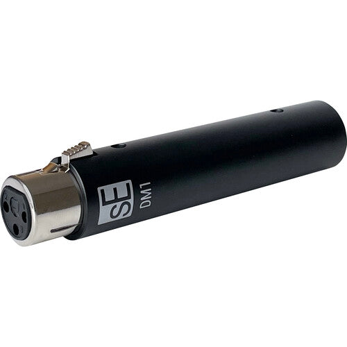 SE Electronics DM1BLACK Dynamite Active In-Line Microphone Preamplifier (Black)