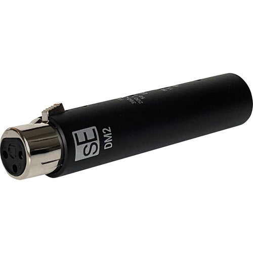 SE Electronics DM2BLACK Active In-Line Microphone Preamplifier (Black)