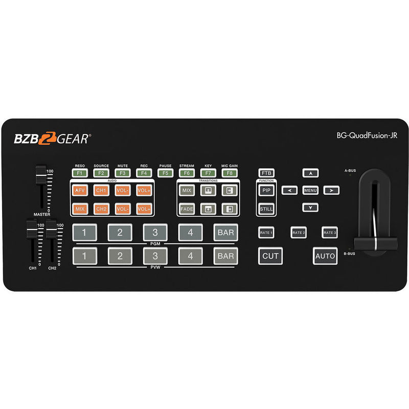 BZB Gear BG-QUADFUSION-JR 4-Channel Full HD Live Streaming HDMI/DP Switcher