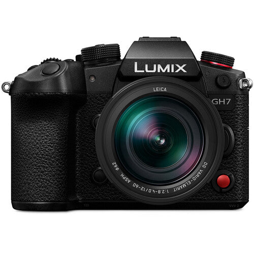 Caméra sans miroir Panasonic Lumix GH7 avec objectif 12-60 mm f / 2,8-4