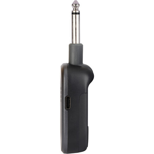 Xvive A58 Guitar Wireless System 5.8 GHz avec 1/4 "émetteur et 1/4" Récepteur (noir)