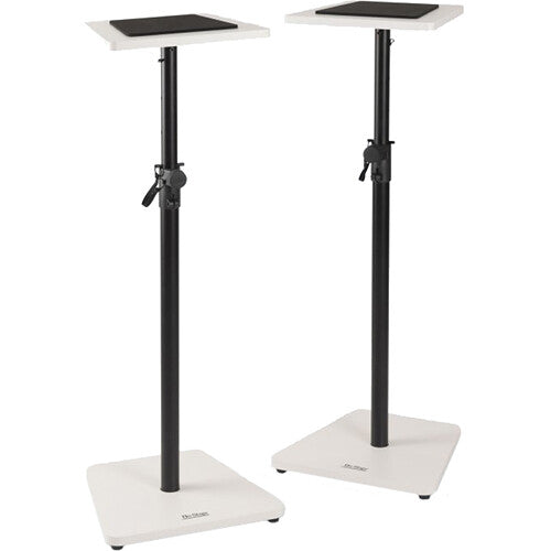 On-Stage SMS7500W Wood Studio Monitor Stands (White, Pair)