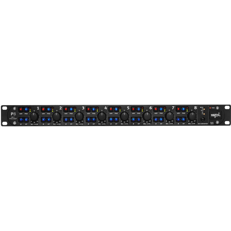 SPL P8 Eight-Channel Preamplifier With ADAT Converter