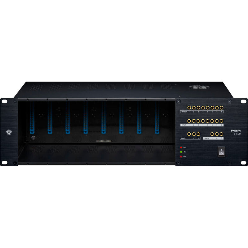 Black Lion Audio PBR8-500 8-Slot 500-Series Rack / PSU with Built-In TT Patchbay