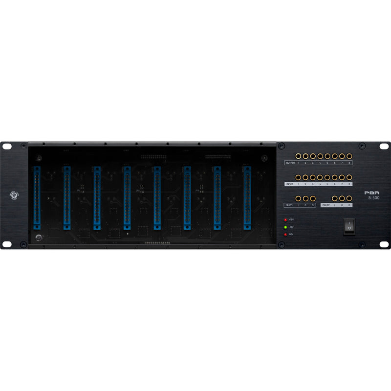 Black Lion Audio PBR8-500 8-Slot 500-Series Rack / PSU with Built-In TT Patchbay