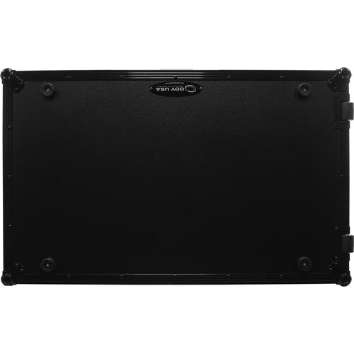 Odyssey FZGSXDJAZWBL Flight Case for AlphaTheta XDJ-AZ with Glide-Style Platform and Roller Wheels (Black)