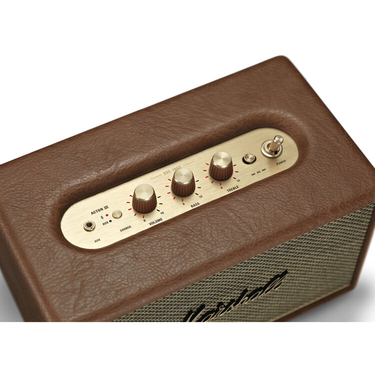 Marshall ACTON III Bluetooth Speaker System (Brown)