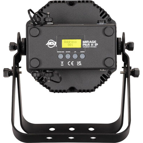 American DJ MIRAGE PAR H IP Weather-Resistant RGBAL+UV LED Par Wash With Aria X2 Wireless Technology