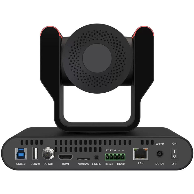 BZB Gear BG-ADAMO-JRDA12X-B 1080P FHD Auto Tracking Live Streaming PTZ Camera With Tally Lights And 12x Zoom (Black)