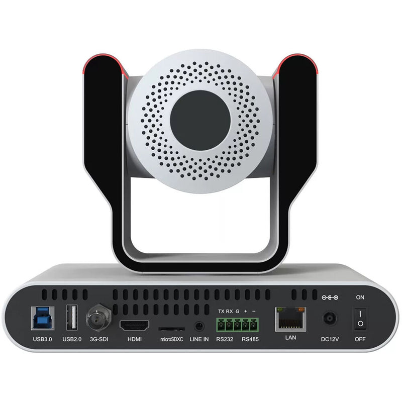 BZB Gear BG-ADAMO-JRDA30X-W 1080P FHD Auto Tracking Live Streaming PTZ Camera With Tally Lights And 30x Zoom (White)