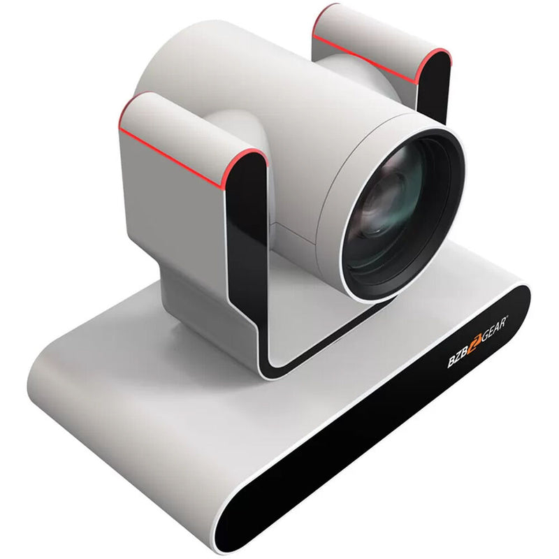 BZB Gear BG-ADAMO-JRDA30X-W 1080P FHD Auto Tracking Live Streaming PTZ Camera With Tally Lights And 30x Zoom (White)