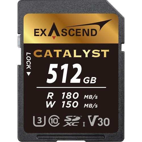 Exascend EX512GSDU1 Catalyst UHS-I SDXC Memory Card - 512GB