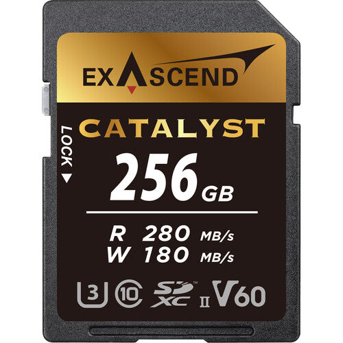Exascend EX256GSDV60 Catalyst UHS-II SDXC Memory Card - 256GB