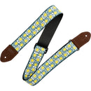 Levy MP2MCM-003 Mid-Century Modern Series Guitar Strap (Mod Tulip)
