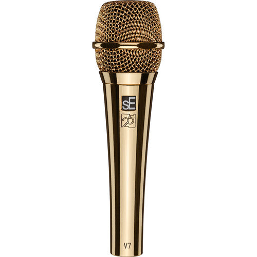 SE Electronics V7/G25AE Handheld Supercardioid Dynamic Microphone (Limited-Edition Gold)