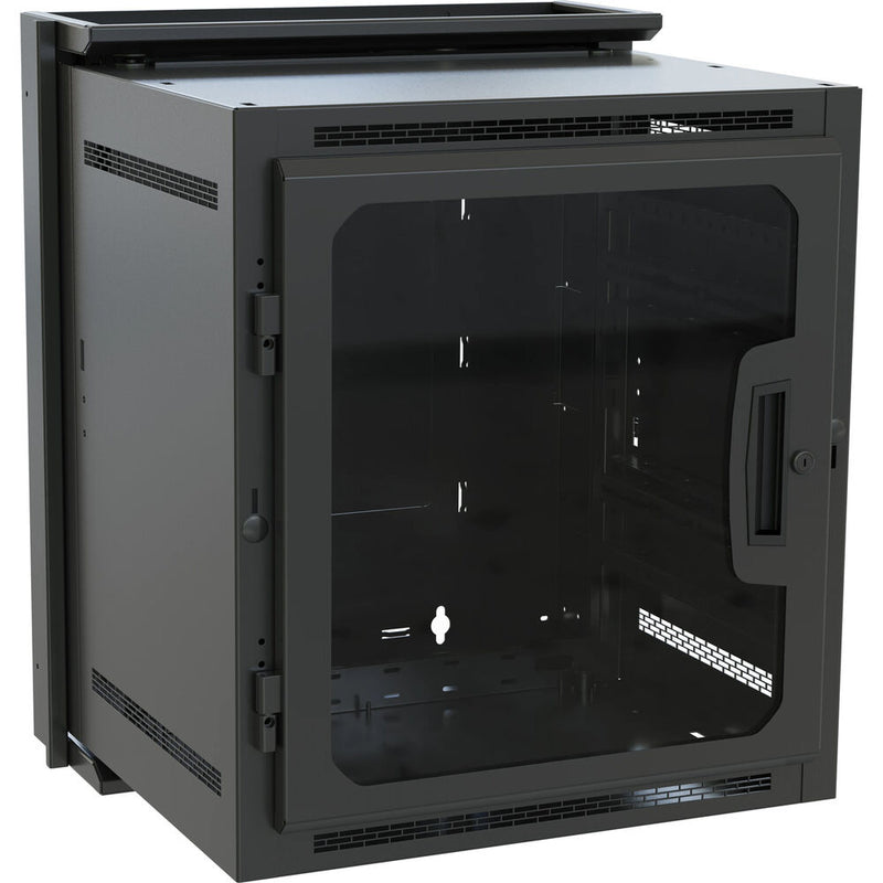 Middle Atlantic DWR-12-22PD Sectional Wall Mount Rack With Plexiglass Front Door