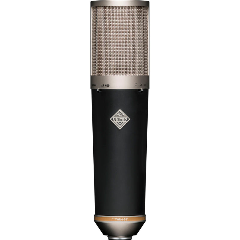 United Studio Technologies TUBE67 Large-Diaphragm Multipattern Tube Condenser Microphone (Blakc/Silver)