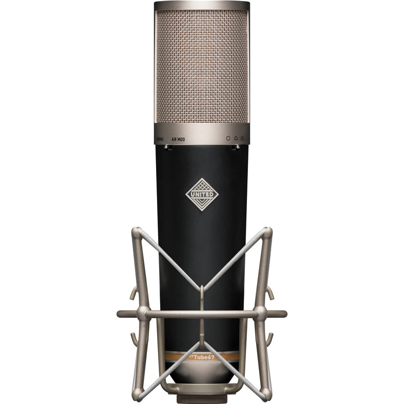 United Studio Technologies TUBE67 Large-Diaphragm Multipattern Tube Condenser Microphone (Blakc/Silver)