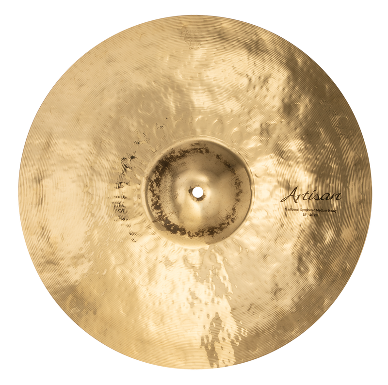Sabian A1855/1 Cymbales symphoniques traditionnelles symphoniques moyennes et lourdes pour fanfare unique - 18"