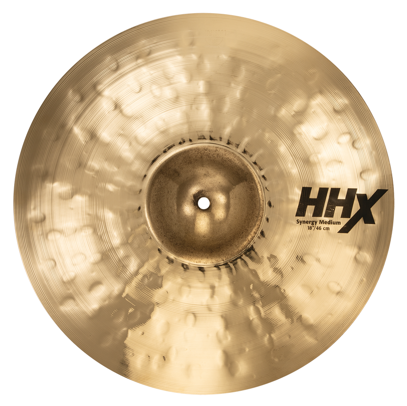 Sabian 11894XBM/1 HHX Synergy Medium Single Marching Band Cymbal Brilliant Finish - 18"