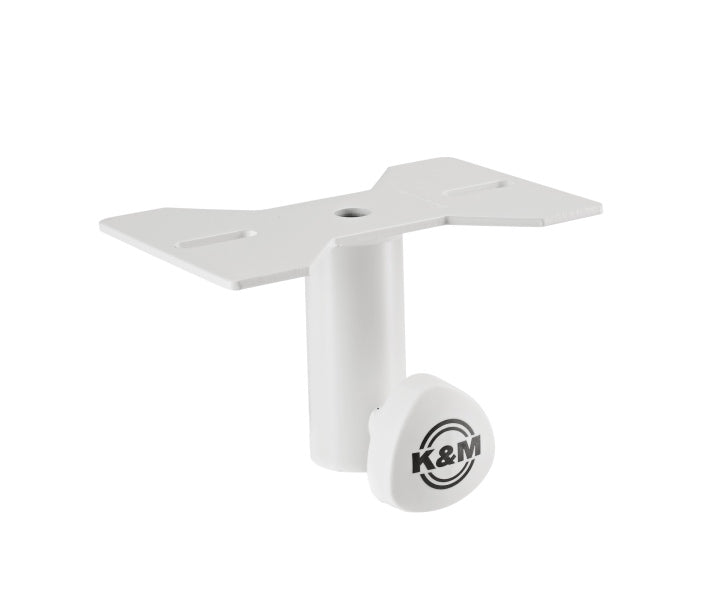K&M 195/8 Slip-On Speaker Mount Adapter (White)