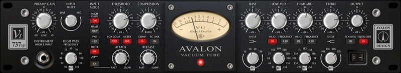Préamplificateur de microphone Avalon VT-737SP (noir)