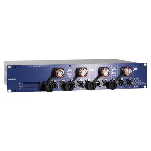 Luminex LU0100056-03 GigaCore 16RFO Pre-Configured Ethernet Switch w/Neutrik DUO MMF + PoE