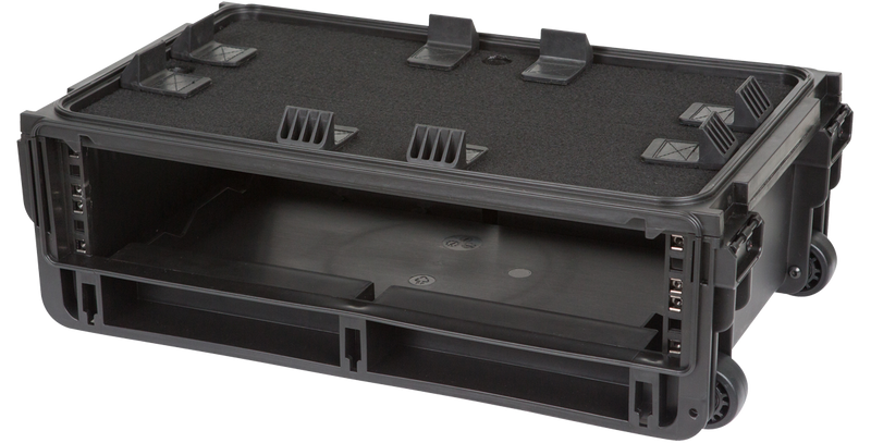 SKB 1SKB-ISF2U Injection Molded 2U Studio Flyer Rack Case