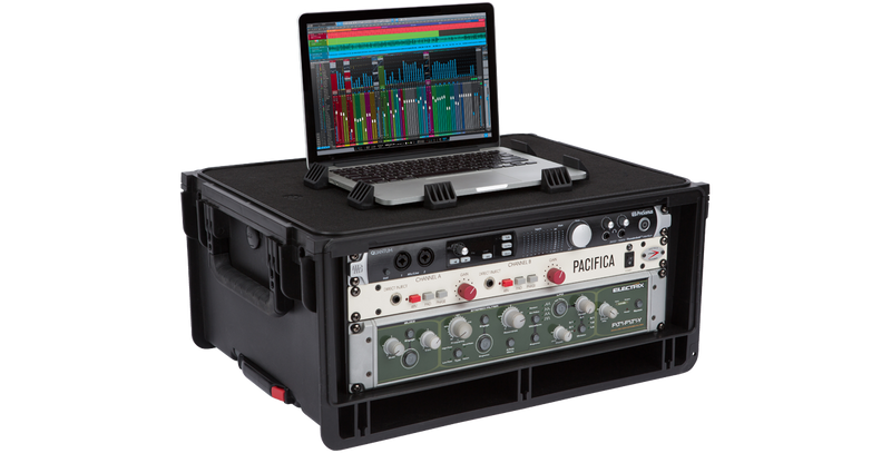SKB 1SKB-ISF4U Injection Molded 4U Studio Flyer Rack Case