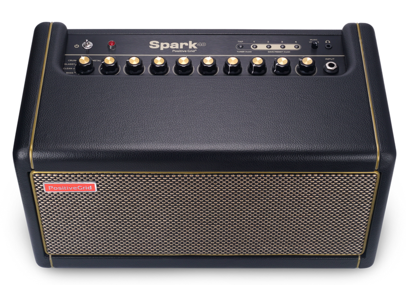 Positive Grid SPARK-BK 40W Guitar, Bass & Acoustic Amplifier Combo Amp (Black)