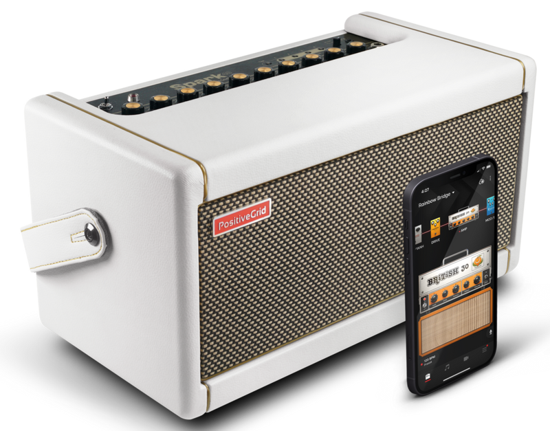 Positive Grid SPARK-PRL 40W Guitar, Bass & Acoustic Amplifier Combo Amp (Pearl)