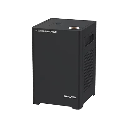 Showven SPARKULAR MOBILE Battery powered Cold Spark Machine (Black)