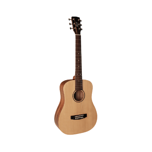 Cort AD-MINI-BAG-OP - Short Scale Dreadnought Body Acoustic Guitar - Natural