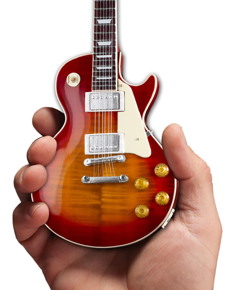 Axe Heaven GG-120  Gibson 1959 Les Paul Standard 1:4 Scale Mini Guitar Model (Cherry Sunburst)