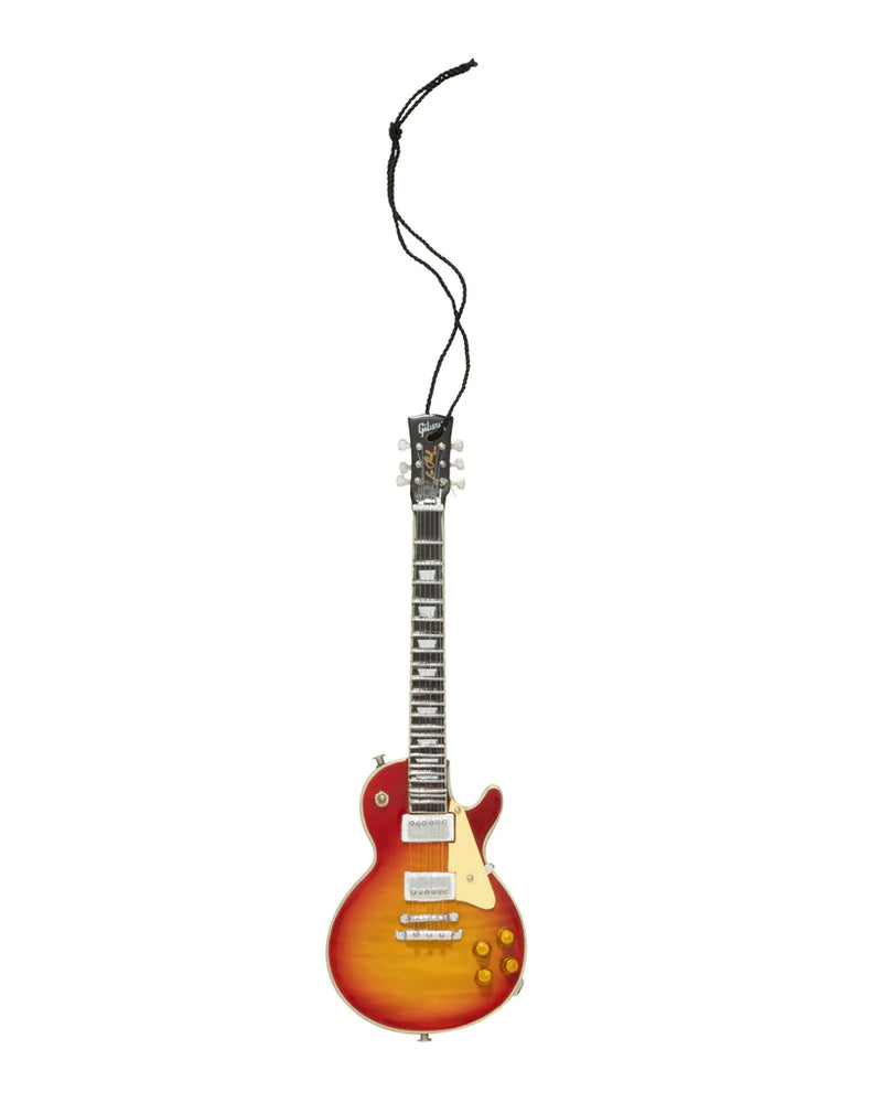 Axe Heaven Go-850 6 "Gibson 1959 Les Paul Standard Guitar Guitar Holiday Ornement (Cherry Sunburst)