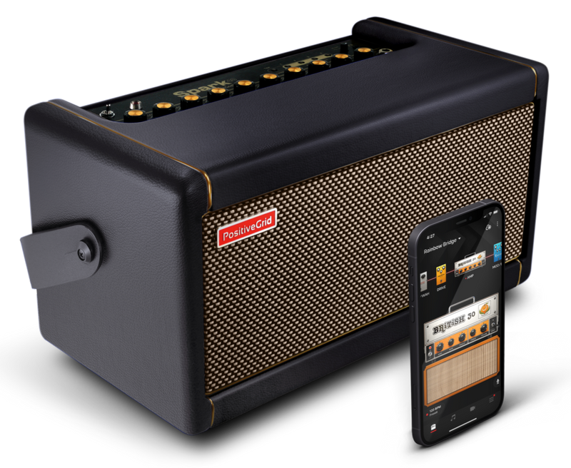 Positive Grid SPARK-BK 40W Guitar, Bass & Acoustic Amplifier Combo Amp (Black)