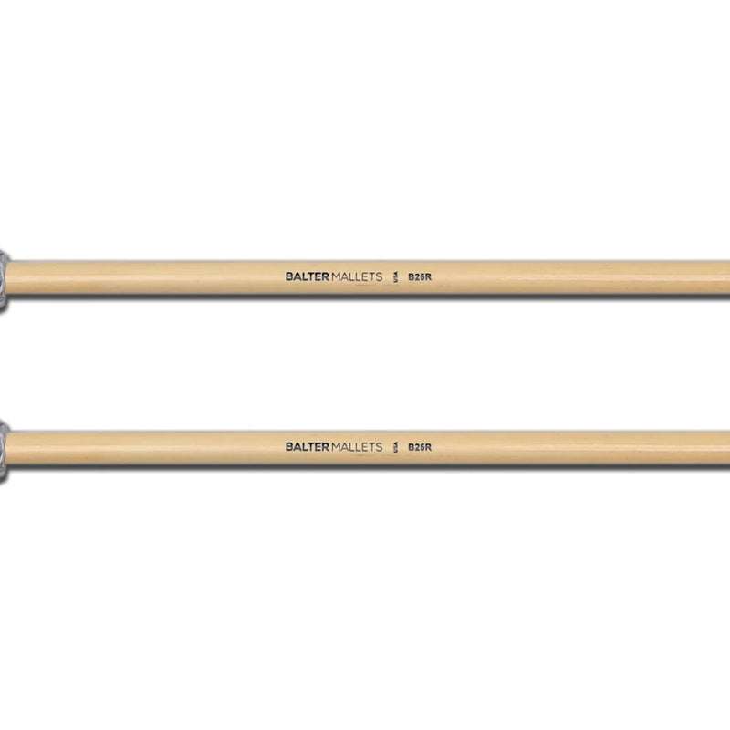 Vic Firth B25 Pro Vibe Silver Cord Mallets - Medium Hard
