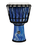 Latin Percussion LP1607BM World Rope Circle Djembe - 7" (Blue Marble)