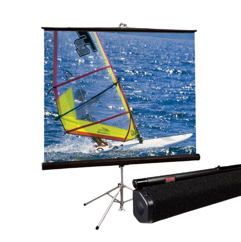 Draper 215013 Heavy-Duty Tripod Projection Screen w/Carpeted Case - AV (70"x70")
