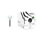 Ice Cable PR/CAT6/BLK Primal Cat6 Cable Solid w/Spine - 1000ft Box (Black)