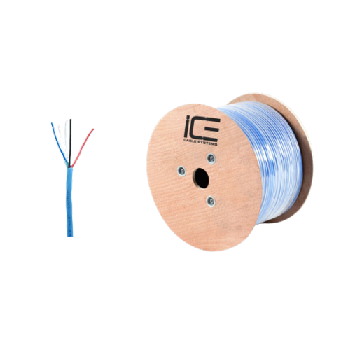 Ice Cable LUTRONQS/M/500 22-2 + 16-2 Lutron Cable - 500ft Spool