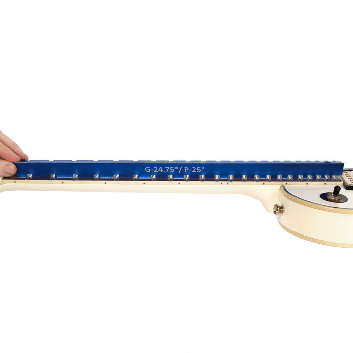 MusicNomad TRI-BEAM-NOTCHED 3-in-1 Straight Edge Tool w/2 Notched & 17.6in Sides